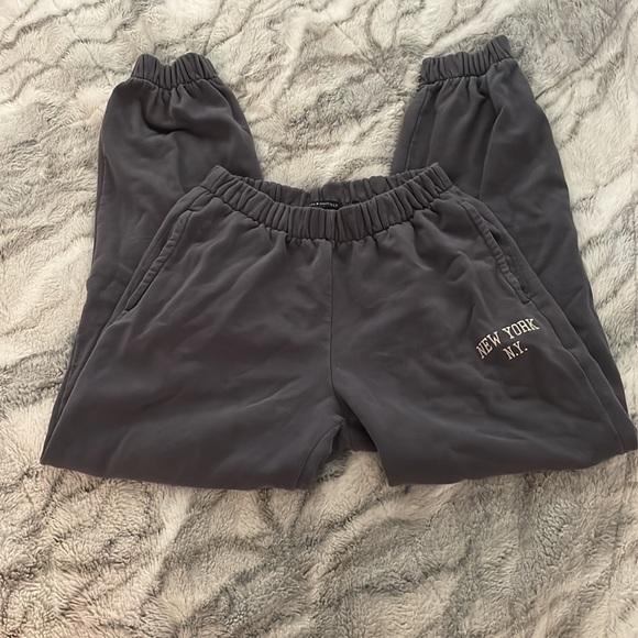 Brandy Melville Other - RARE Brandy Melville Embroidered Sweatpants